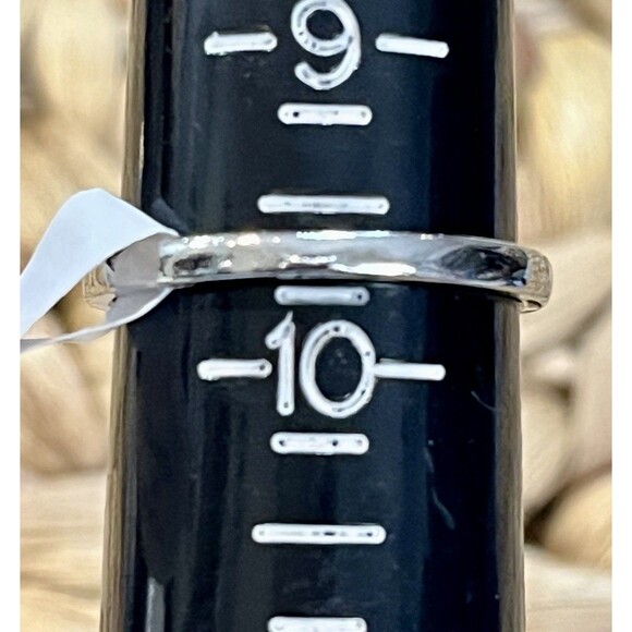 NWT Cushioned Garnet On Rhodium Plating Ring Size 9.75 Mob Wife Statement - Picture 7 of 10